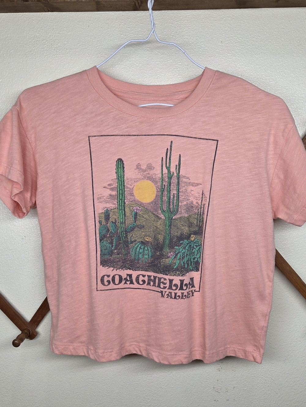 Girls 6-20 SO Coachella Boxy Tee Size Large